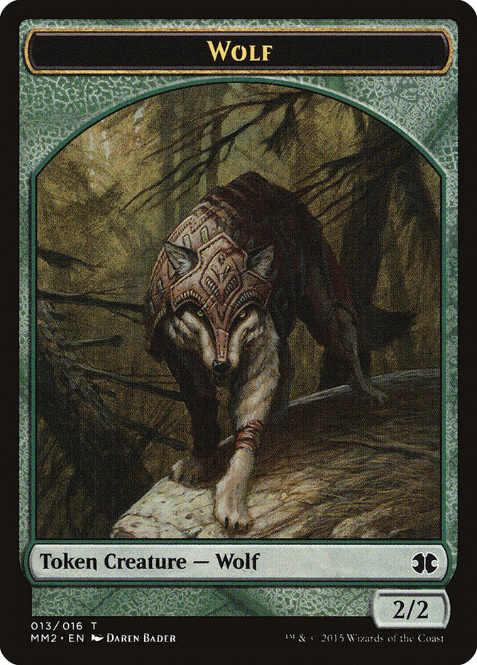 Wolf Token [Modern Masters 2015 Tokens] | Chromatic Games