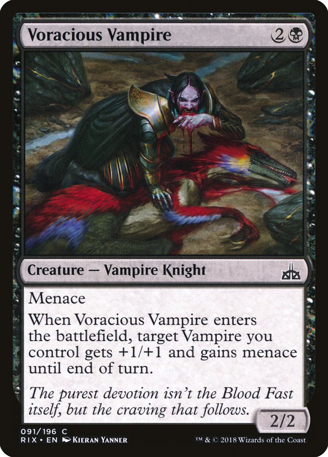 Voracious Vampire [Rivals of Ixalan] | Chromatic Games