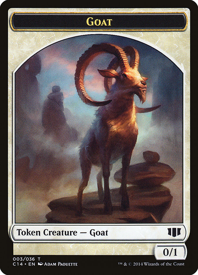 Wurm (033/036) // Goat Double-Sided Token [Commander 2014 Tokens] | Chromatic Games