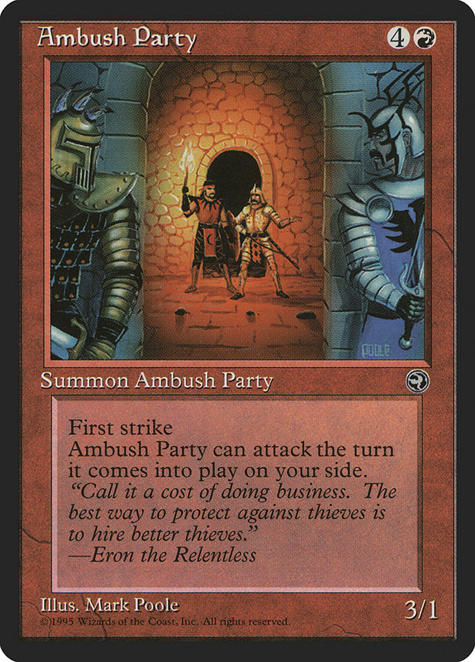 Ambush Party (Eron Flavor Text) [Homelands] | Chromatic Games