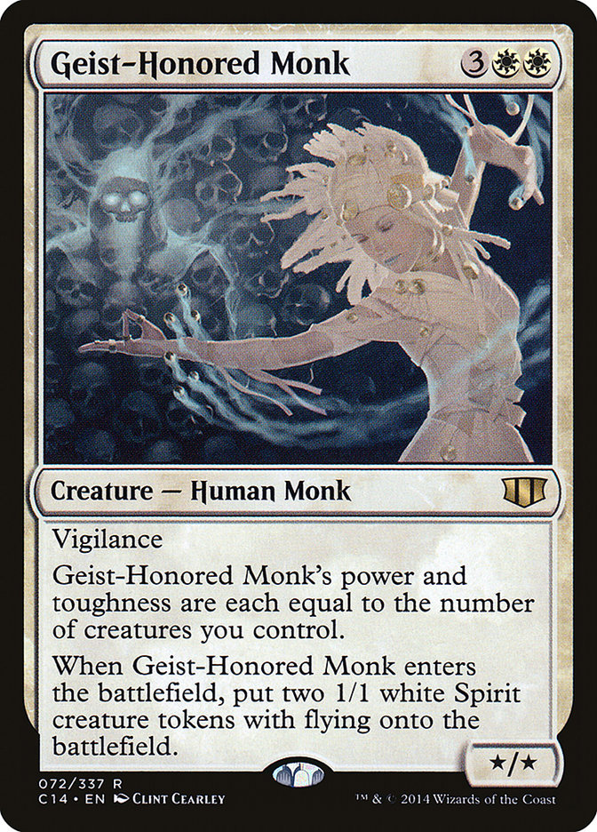 Geist-Honored Monk [Commander 2014] | Chromatic Games