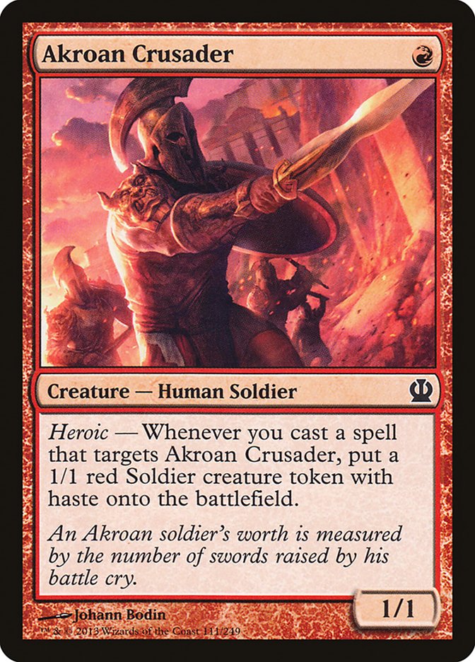 Akroan Crusader [Theros] | Chromatic Games