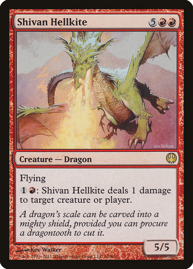 Shivan Hellkite [Duel Decks: Knights vs. Dragons] | Chromatic Games