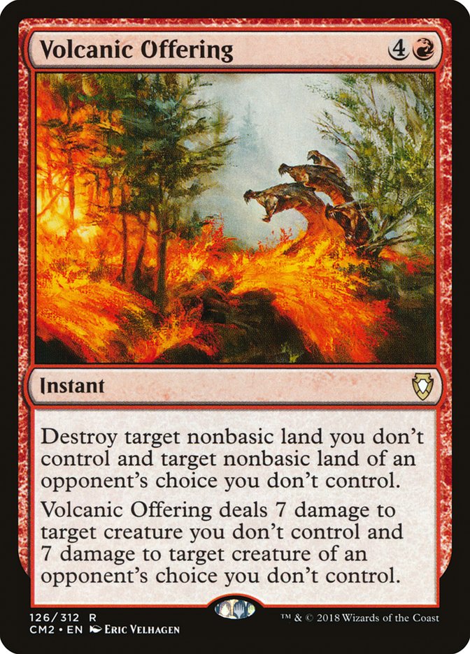 Volcanic Offering [Commander Anthology Volume II] | Chromatic Games