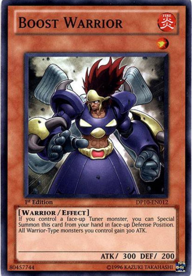Boost Warrior [DP10-EN012] Super Rare | Chromatic Games