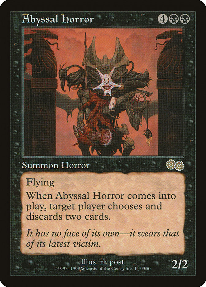 Abyssal Horror [Urza's Saga] | Chromatic Games