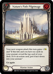Nature's Path Pilgrimage (Red) [U-WTR147] (Welcome to Rathe Unlimited)  Unlimited Rainbow Foil | Chromatic Games