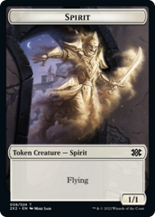 Spider // Spirit (008) Double-Sided Token [Double Masters 2022 Tokens] | Chromatic Games