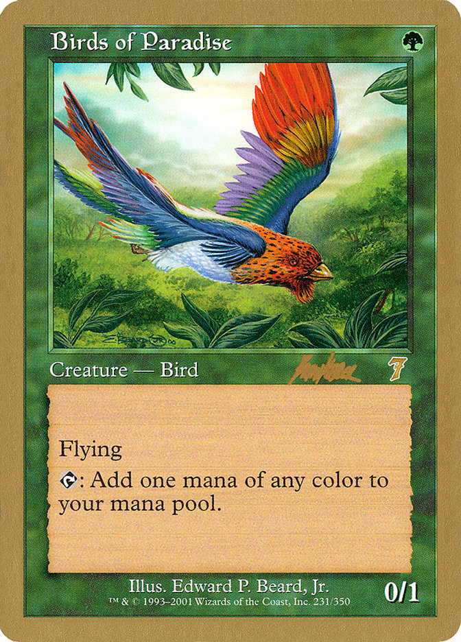 Birds of Paradise (Brian Kibler) [World Championship Decks 2002] | Chromatic Games