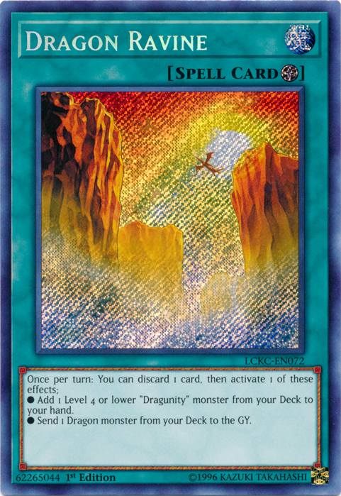 Dragon Ravine [LCKC-EN072] Secret Rare | Chromatic Games