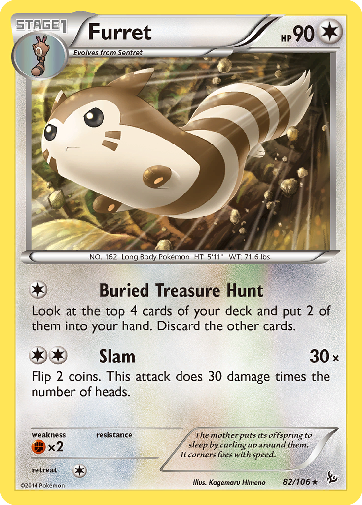 Furret (82/106) [XY: Flashfire] | Chromatic Games