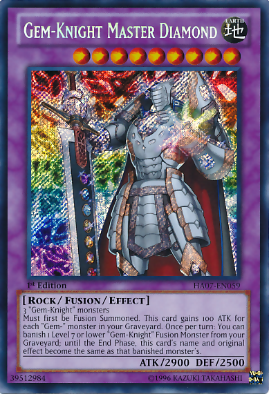 Gem-Knight Master Diamond [HA07-EN059] Secret Rare | Chromatic Games