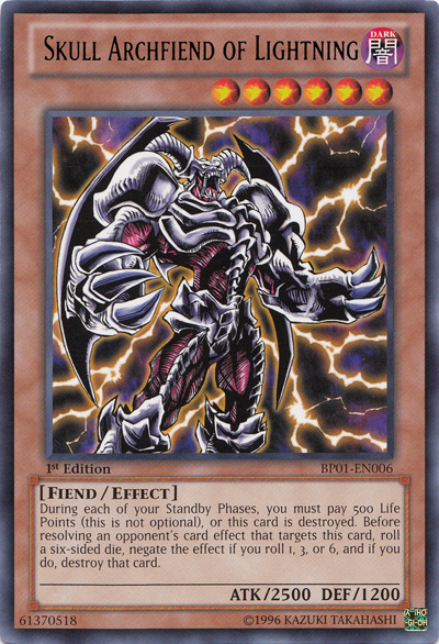 Skull Archfiend of Lightning [BP01-EN006] Rare | Chromatic Games