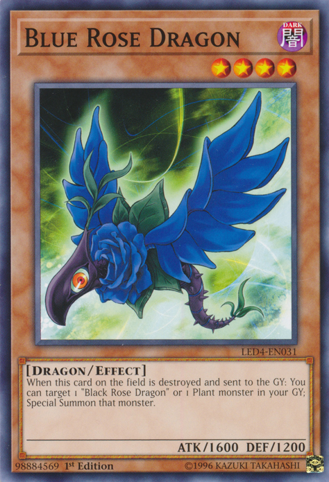 Blue Rose Dragon [LED4-EN031] Common | Chromatic Games