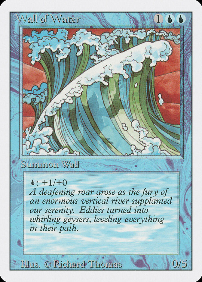 Wall of Water [Revised Edition] | Chromatic Games