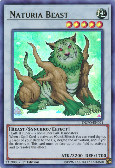 Naturia Beast [DUPO-EN091] Ultra Rare | Chromatic Games