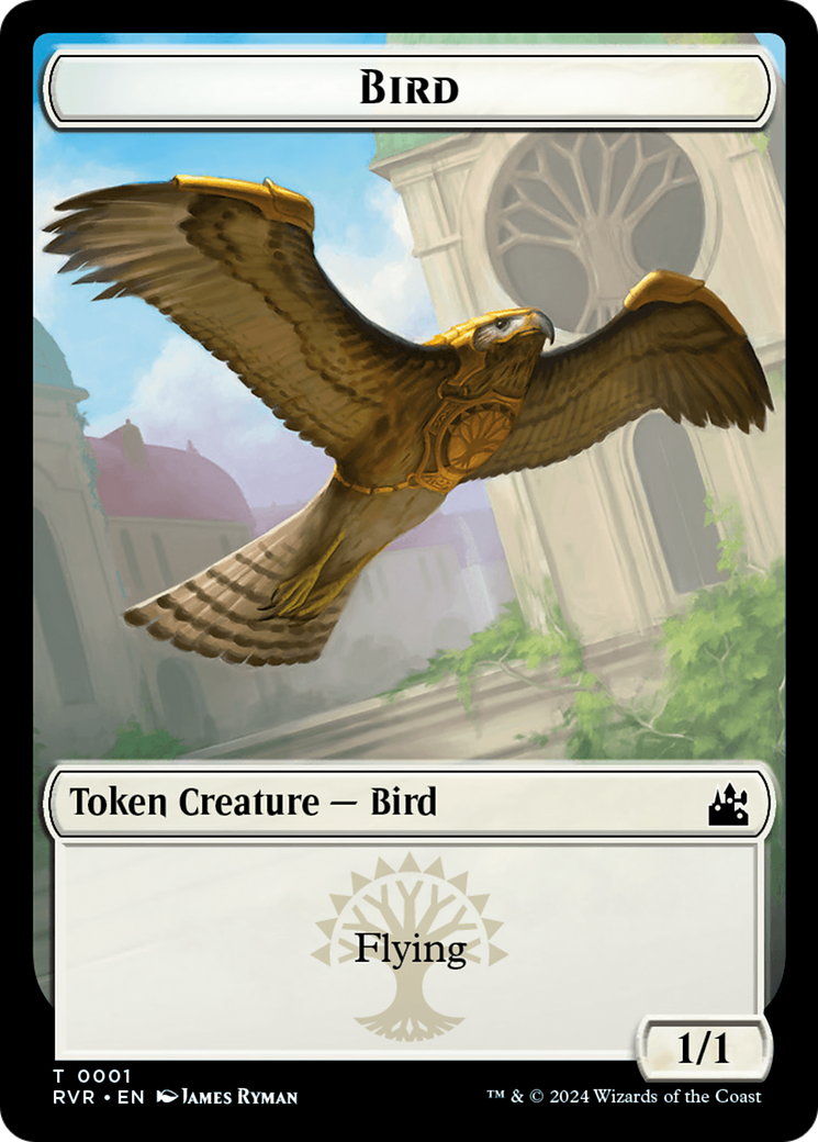 Bird Token [Ravnica Remastered Tokens] | Chromatic Games