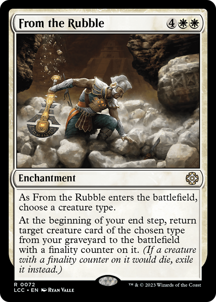 From the Rubble [The Lost Caverns of Ixalan Commander] | Chromatic Games