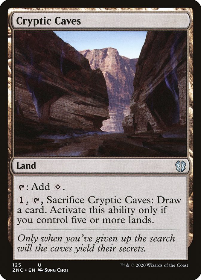 Cryptic Caves [Zendikar Rising Commander] | Chromatic Games