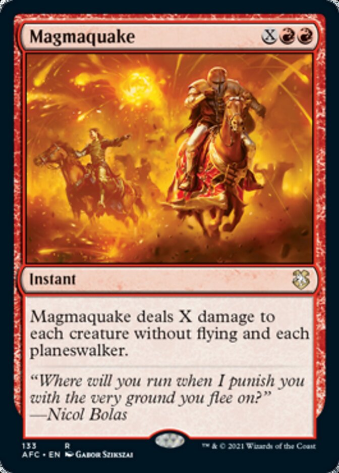 Magmaquake [Dungeons & Dragons: Adventures in the Forgotten Realms Commander] | Chromatic Games