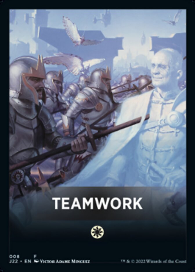 Teamwork Theme Card [Jumpstart 2022 Front Cards] | Chromatic Games