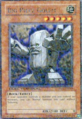 Big Piece Golem [DT01-EN053] Rare | Chromatic Games