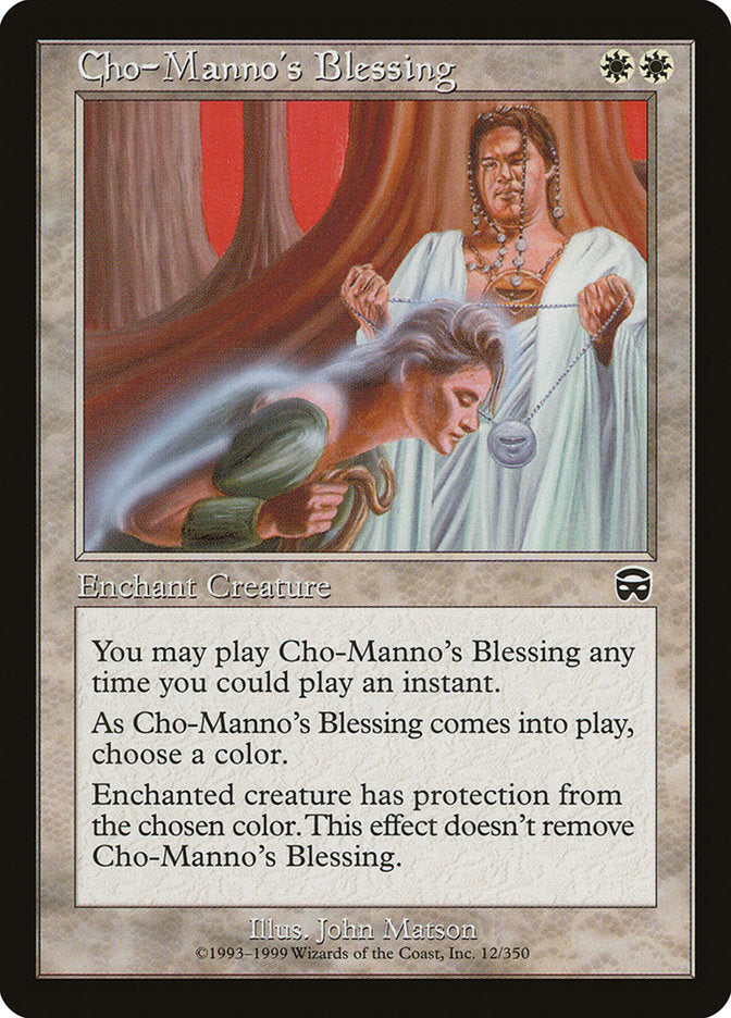 Cho-Manno's Blessing [Mercadian Masques] | Chromatic Games