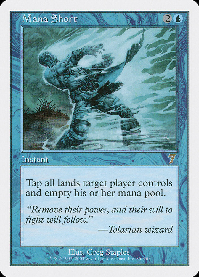 Mana Short [Seventh Edition] | Chromatic Games
