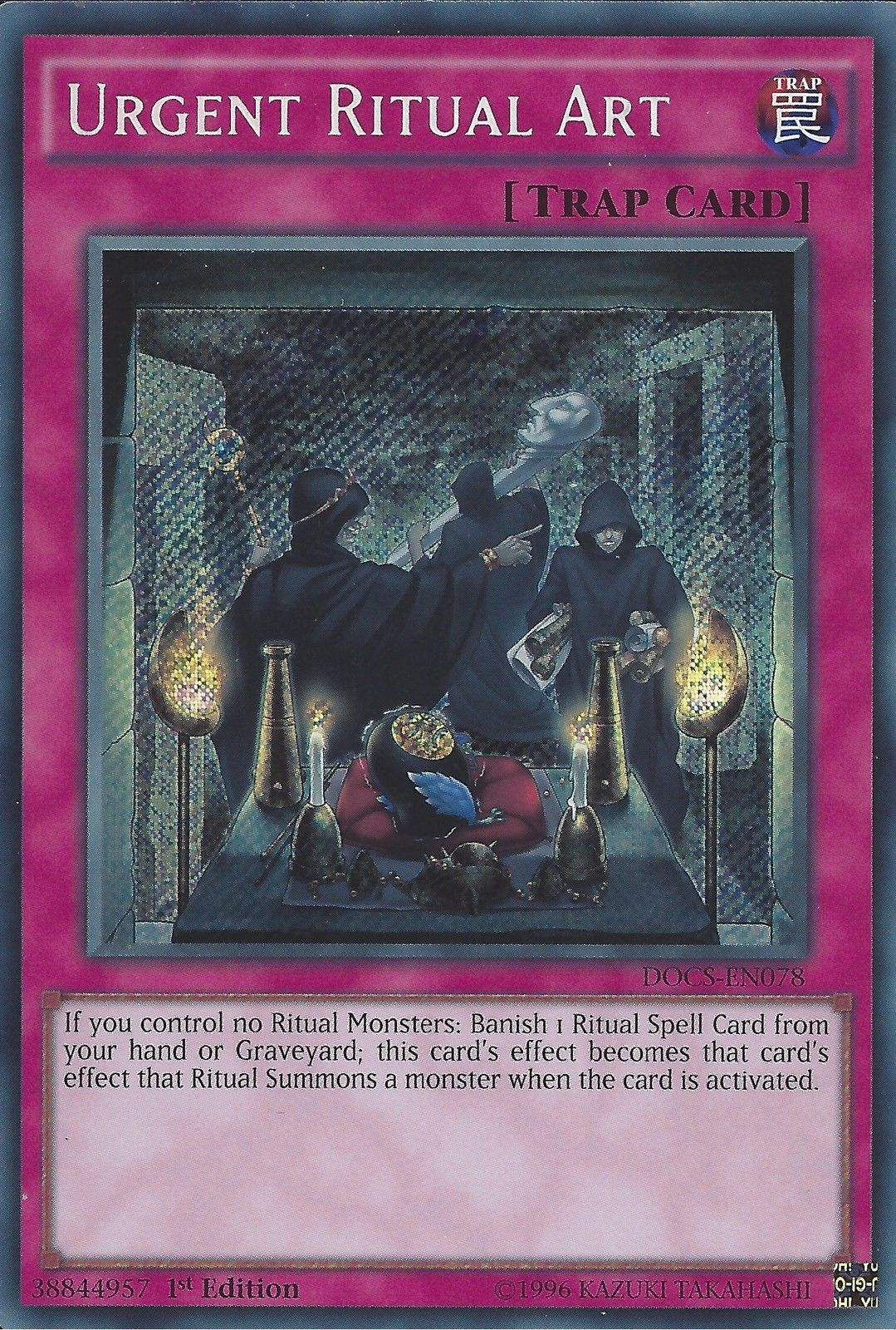 Urgent Ritual Art [DOCS-EN078] Secret Rare | Chromatic Games