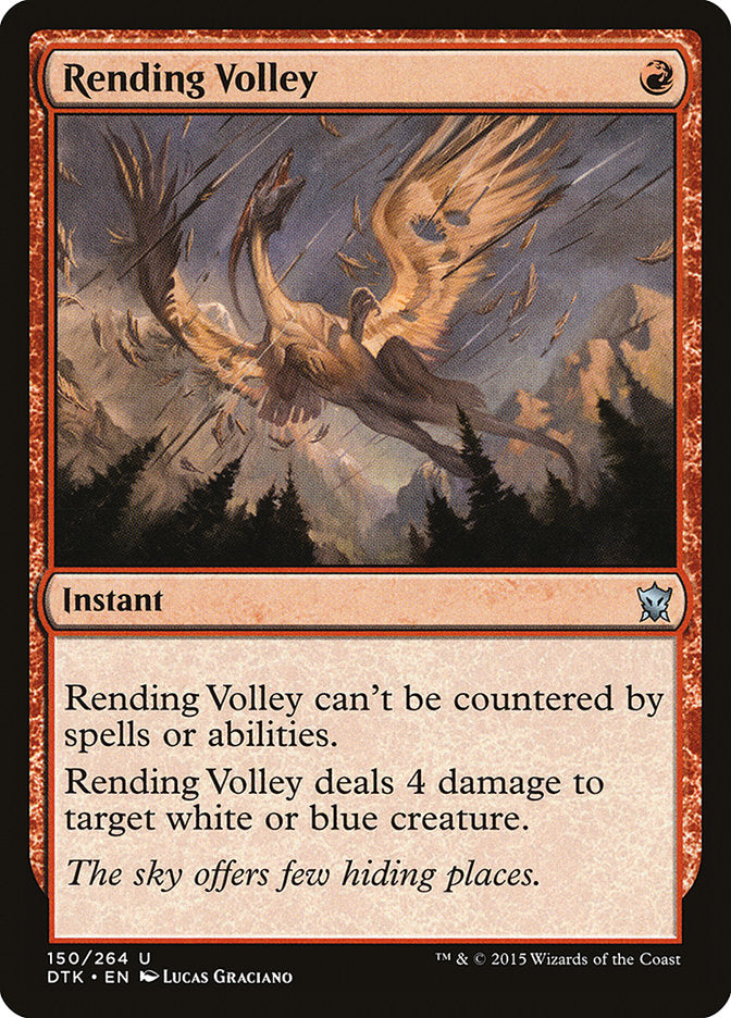 Rending Volley [Dragons of Tarkir] | Chromatic Games