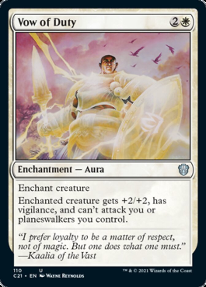 Vow of Duty [Commander 2021] | Chromatic Games
