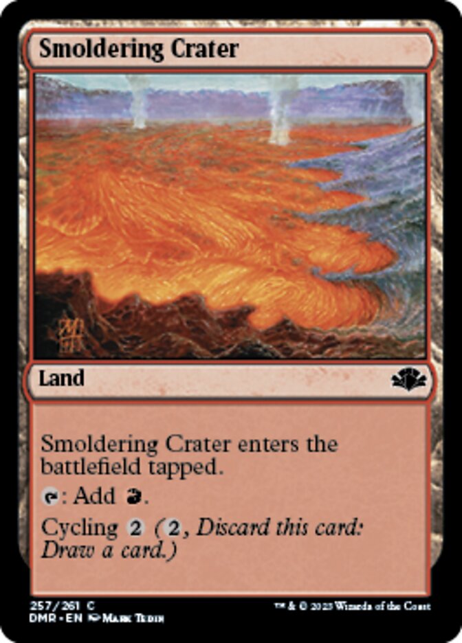 Smoldering Crater [Dominaria Remastered] | Chromatic Games