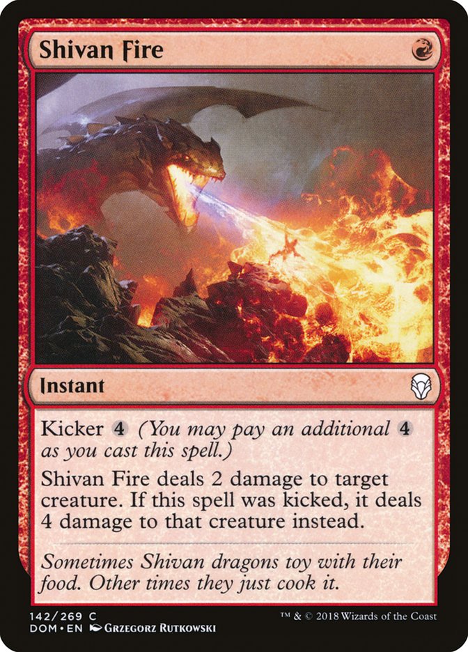 Shivan Fire [Dominaria] | Chromatic Games