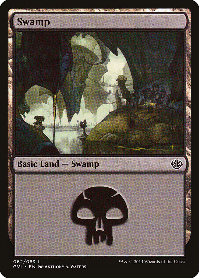 Swamp (62) (Garruk vs. Liliana) [Duel Decks Anthology] | Chromatic Games