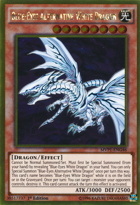 Blue-Eyes Alternative White Dragon [MVP1-ENG46] Gold Rare | Chromatic Games