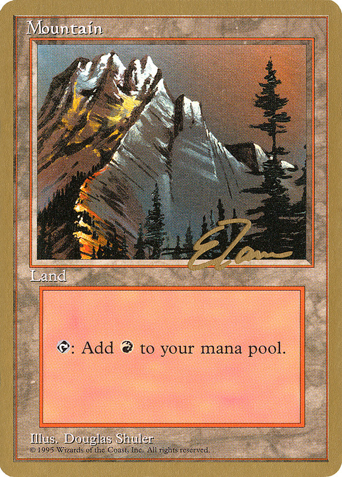 Mountain (et373) (Eric Tam) [Pro Tour Collector Set] | Chromatic Games