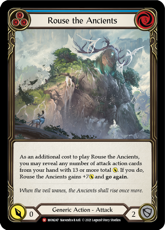 Rouse the Ancients [MON247-RF] (Monarch)  1st Edition Rainbow Foil | Chromatic Games