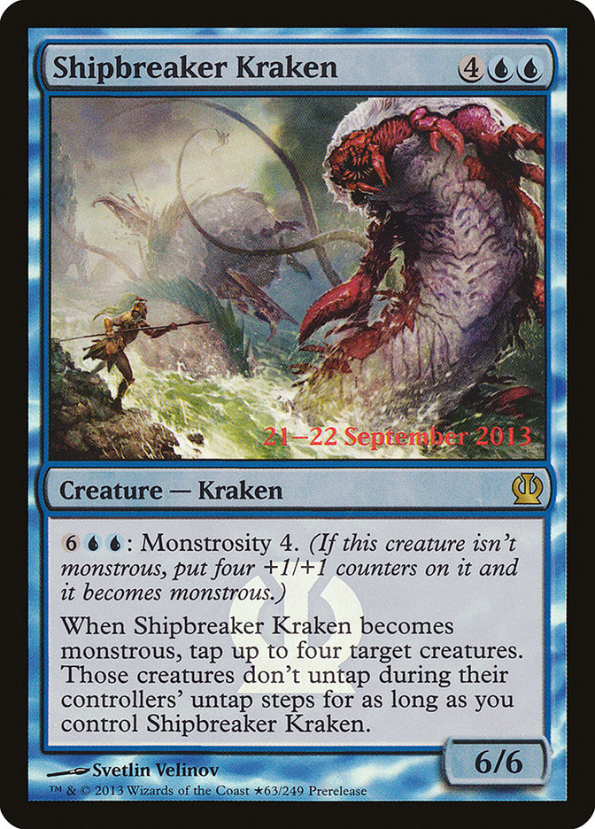 Shipbreaker Kraken [Theros Prerelease Promos] | Chromatic Games