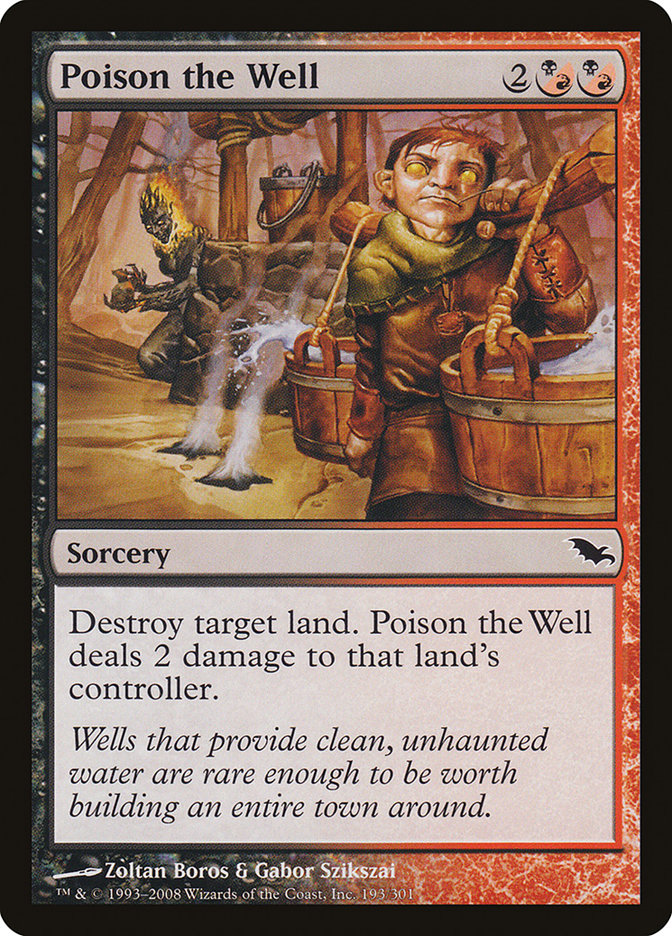 Poison the Well [Shadowmoor] | Chromatic Games