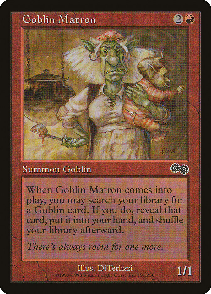 Goblin Matron [Urza's Saga] | Chromatic Games