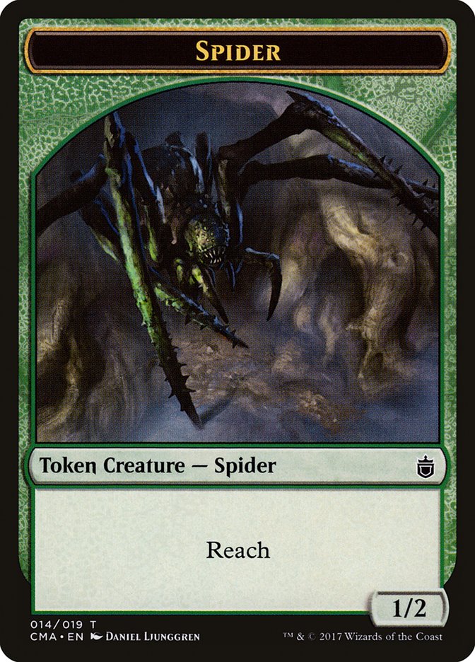 Spider Token [Commander Anthology Tokens] | Chromatic Games