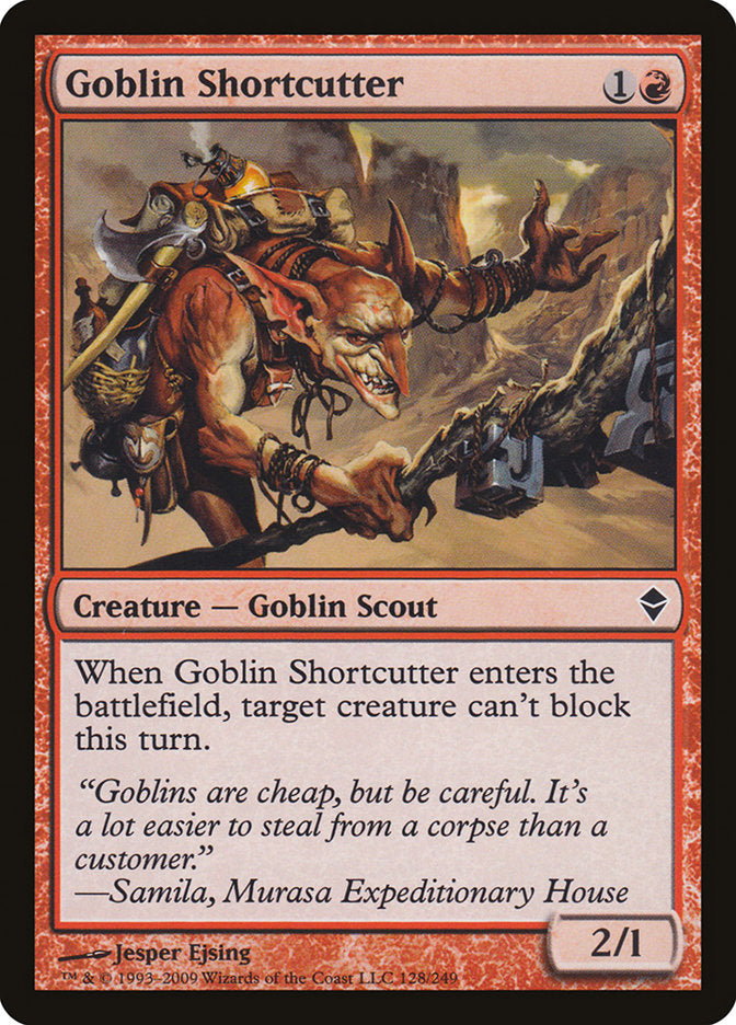 Goblin Shortcutter [Zendikar] | Chromatic Games