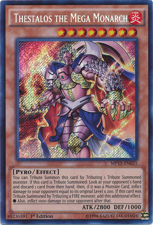 Thestalos the Mega Monarch [MP15-EN021] Secret Rare | Chromatic Games