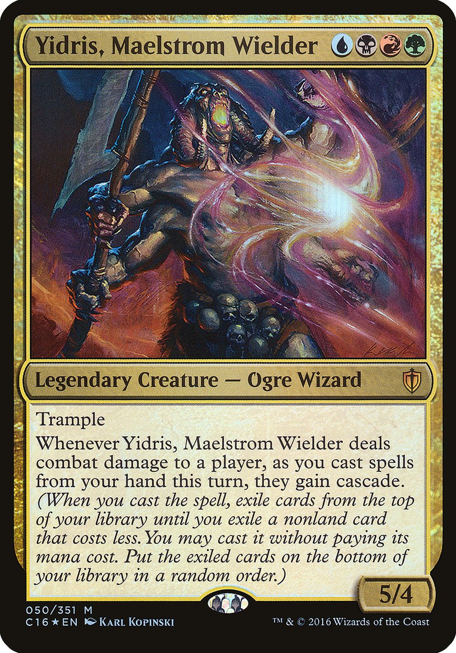 Yidris, Maelstrom Wielder (Oversized) [Commander 2016 Oversized] | Chromatic Games