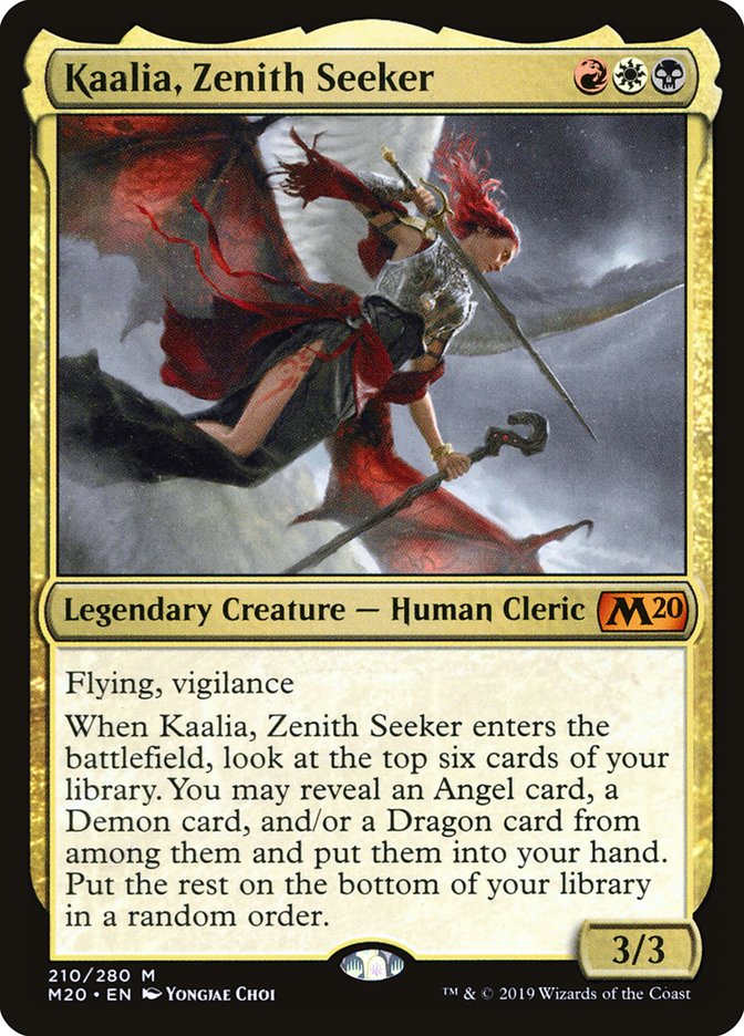 Kaalia, Zenith Seeker [Core Set 2020] | Chromatic Games