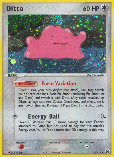 Ditto (4/112) [EX: FireRed & LeafGreen] | Chromatic Games