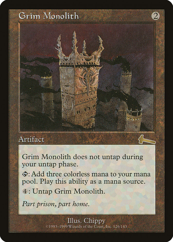 Grim Monolith [Urza's Legacy] | Chromatic Games