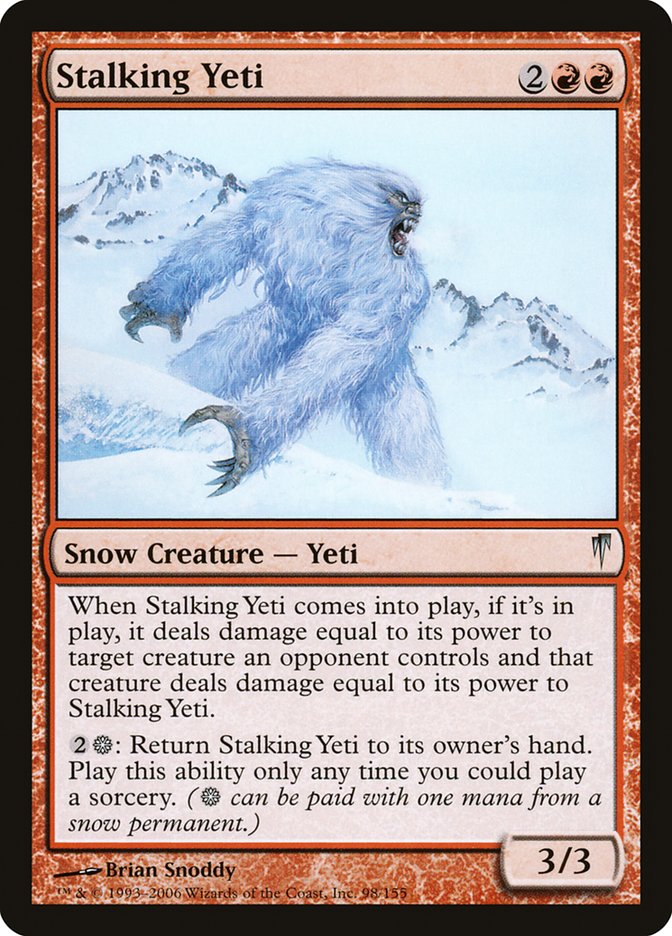 Stalking Yeti [Coldsnap] | Chromatic Games