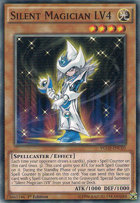 Silent Magician LV4 (C) [YGLD-ENC05] Common | Chromatic Games