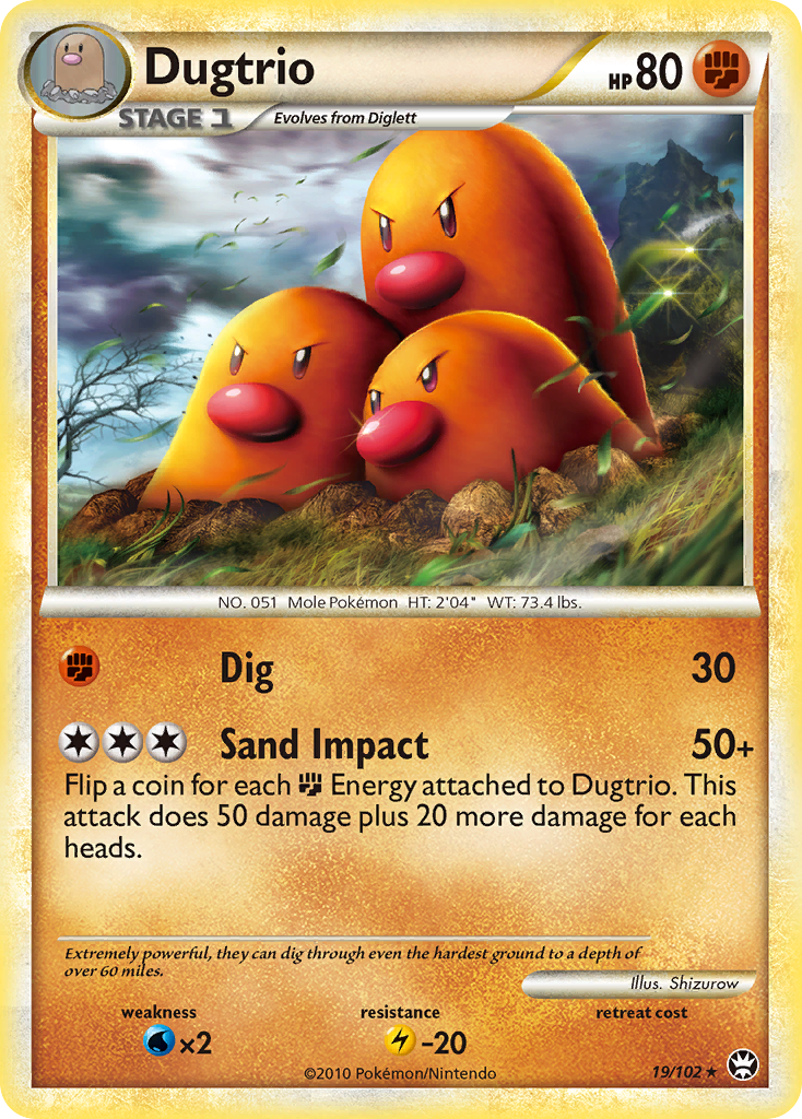 Dugtrio [HS—Triumphant] | Chromatic Games